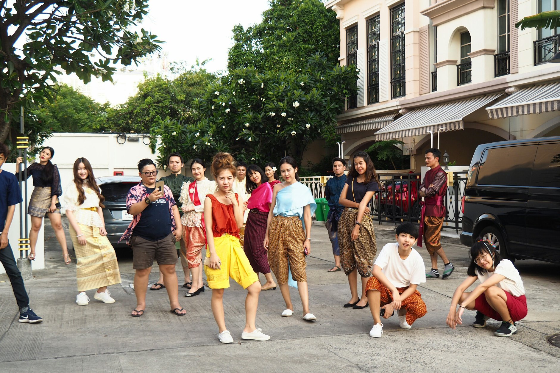 Festival pose at Bangkok, Thailand